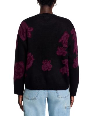 Floral Print Sweater