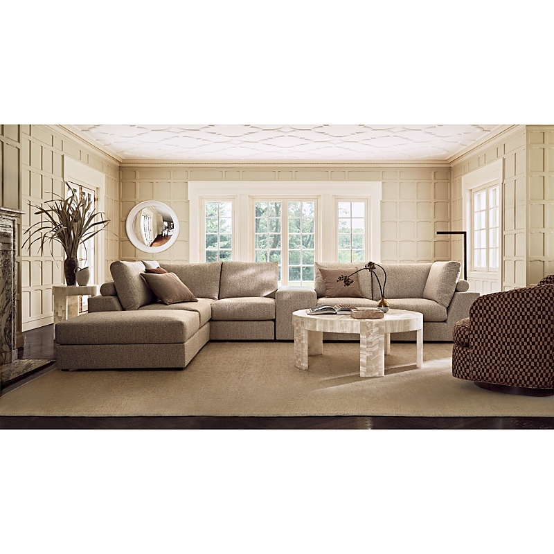 Vanguard Furniture Lucca Five Piece Sectional Sofa In Neutral
