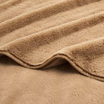 Rabbit Faux Fur Throw Blanket - Exclusive