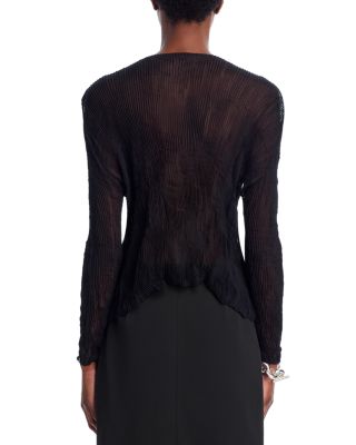 Chiffon Twist Cardigan 