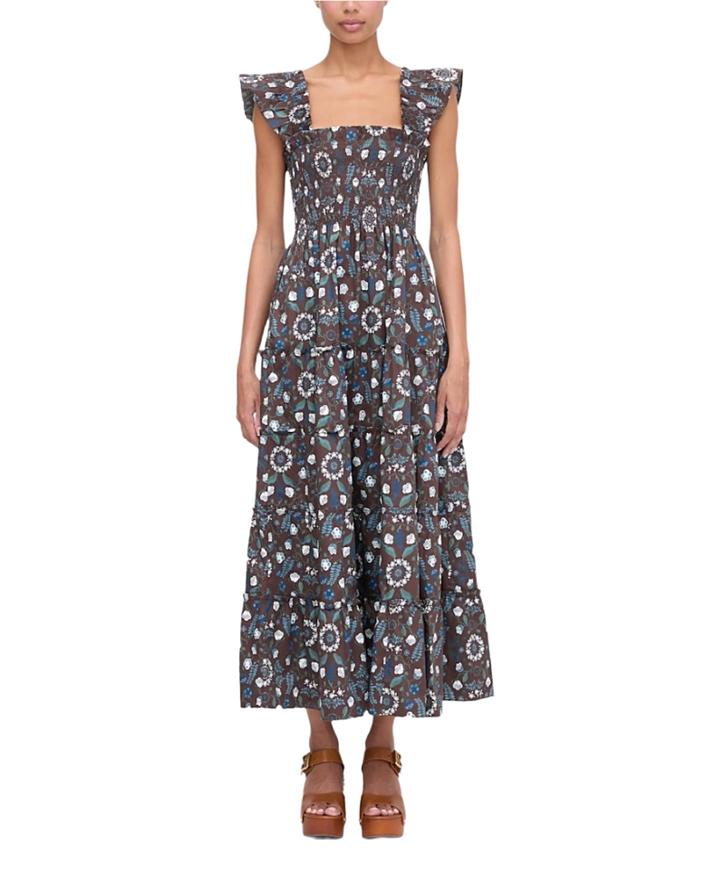 Hill House Home The Ellie Maxi Nap Dress In Gray