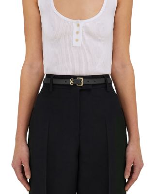 Women's Gancini Leather Belt 