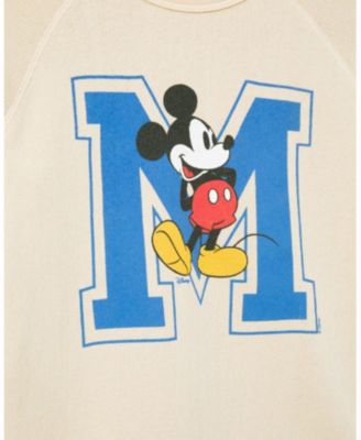 Boys' Kids Mickey Big M Raglan Fleece Sweatshirt - Little Kid, Big Kid