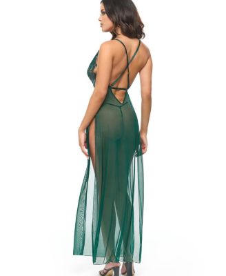 Cami Sheer Lace Lingerie Gown