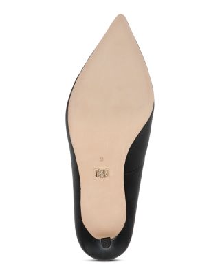 Women's Verna Black Satin Pumps