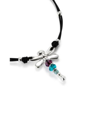 Dragonfly Leather Necklace