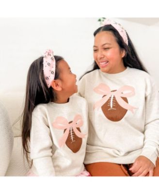  Women's Coquette Football Patch Sweatshirt - Adult