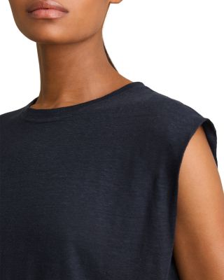 Mara Sleeveless Linen Tee