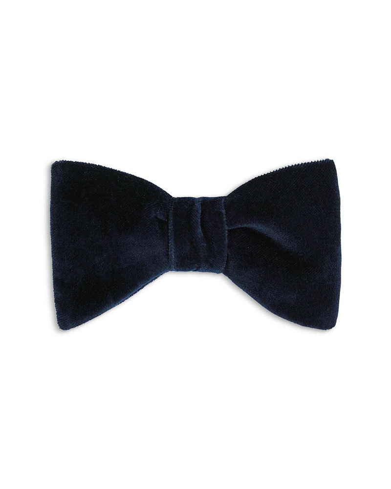 Reiss Hike Velvet Bow Tie In Brown