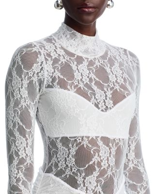 Drop Wait Lace Maxi Dress