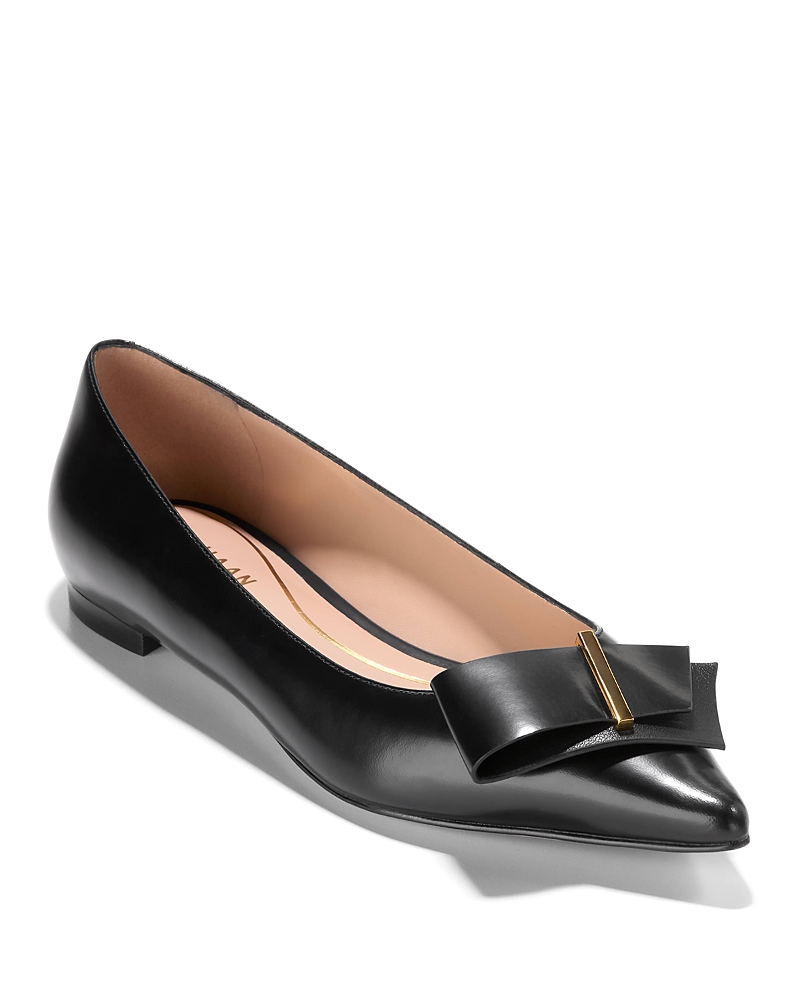 Cole Haan Felicia Bow Ballet Flat In Black