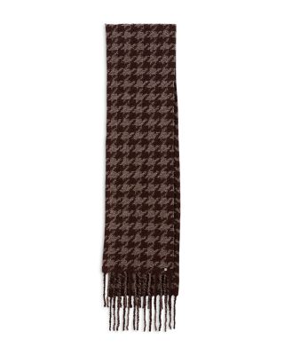 Nora Houndstooth Alpaca Blend Scarf