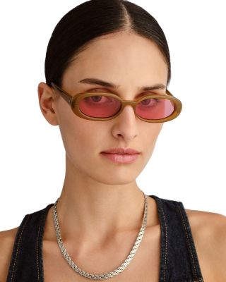 Outta Love Oval Sunglasses, 51mm