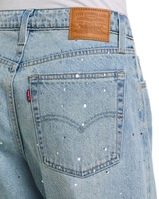 Baggy Dad Barrel Jeans in Dazzle Me