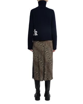 Jayla Soft Leopard Print Skirt 