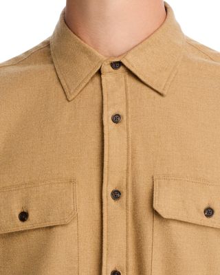 Button Front Flannel Shirt