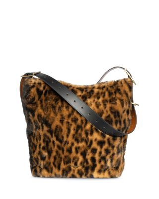 Jane Faux Fur Hobo Bag
