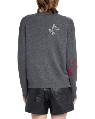 Mirkaz Cashmere V Neck Cardigan Sweater