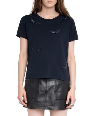 Alys HC Embroidery Wings Top