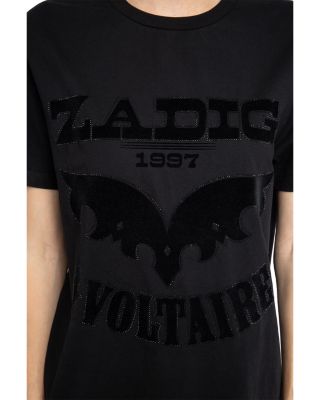 Edwin HC Flock Rhinestone Tee