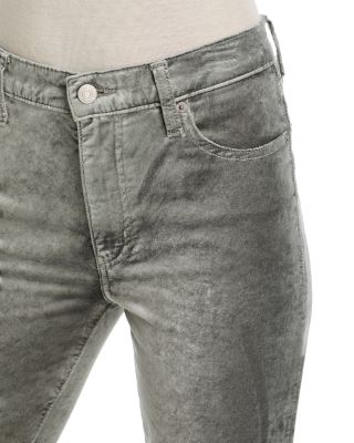 Le Sleek Straight Jeans in Oyster Velvet