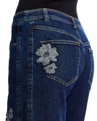 Floral Appliqu&eacute; Milly Jacket & Floral Appliqu&eacute; Betsy Jeans
