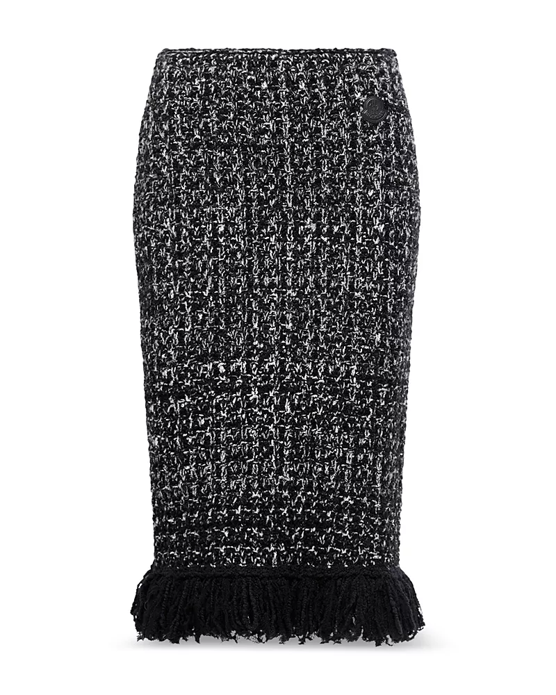 Moncler Mixed Knit Midi Skirt