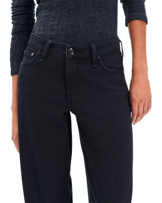 Aiden High Rise Wide Leg Jeans in Black