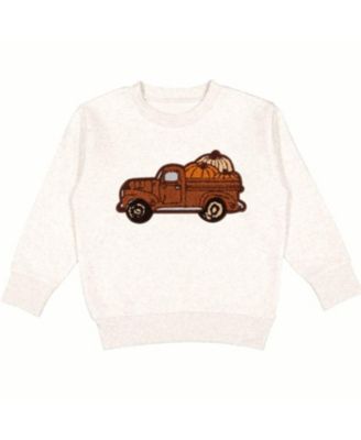 Boys' Fall Truck Patch Sweatshirt - Baby
