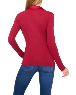 Collared Long Sleeve Top