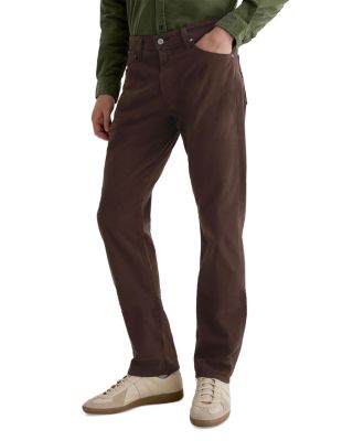 Everett 34&amp;quot; Slim Straight Twill Pants in RawUmber