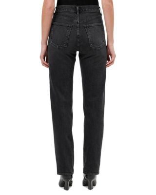 90's Pinch Waist High Rise Straight Jeans in Radius