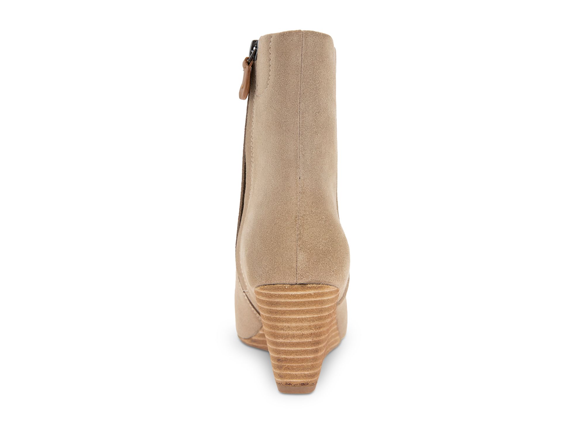 Women's Nash Brown Wedge Booties — Image 4