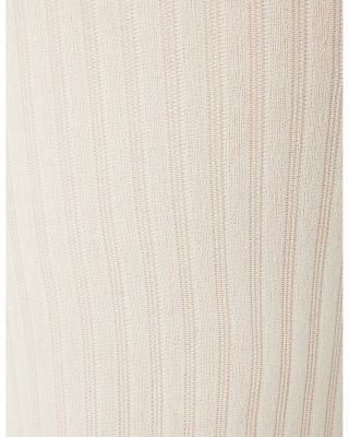 Opaque Control Top Sheer Rib Tights