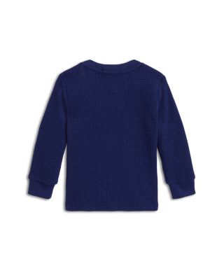 Boys&#39; Waffle Knit Cotton Long Sleeve Tee - Baby