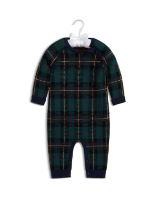 Boys' Plaid Wool Coverall - Baby