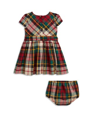 Polo Girls' Plaid Twill Dress & Bloomer - Baby