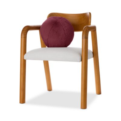 Big Rabbit Faux Fur Ball Pillow - Exclusive