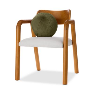 Big Rabbit Faux Fur Ball Pillow - Exclusive