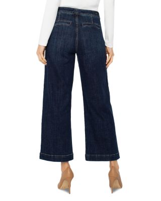 Stride Ankle Wide Leg Jeans in Albany