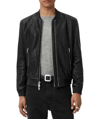 Xavier Pebbled Leather Jacket
