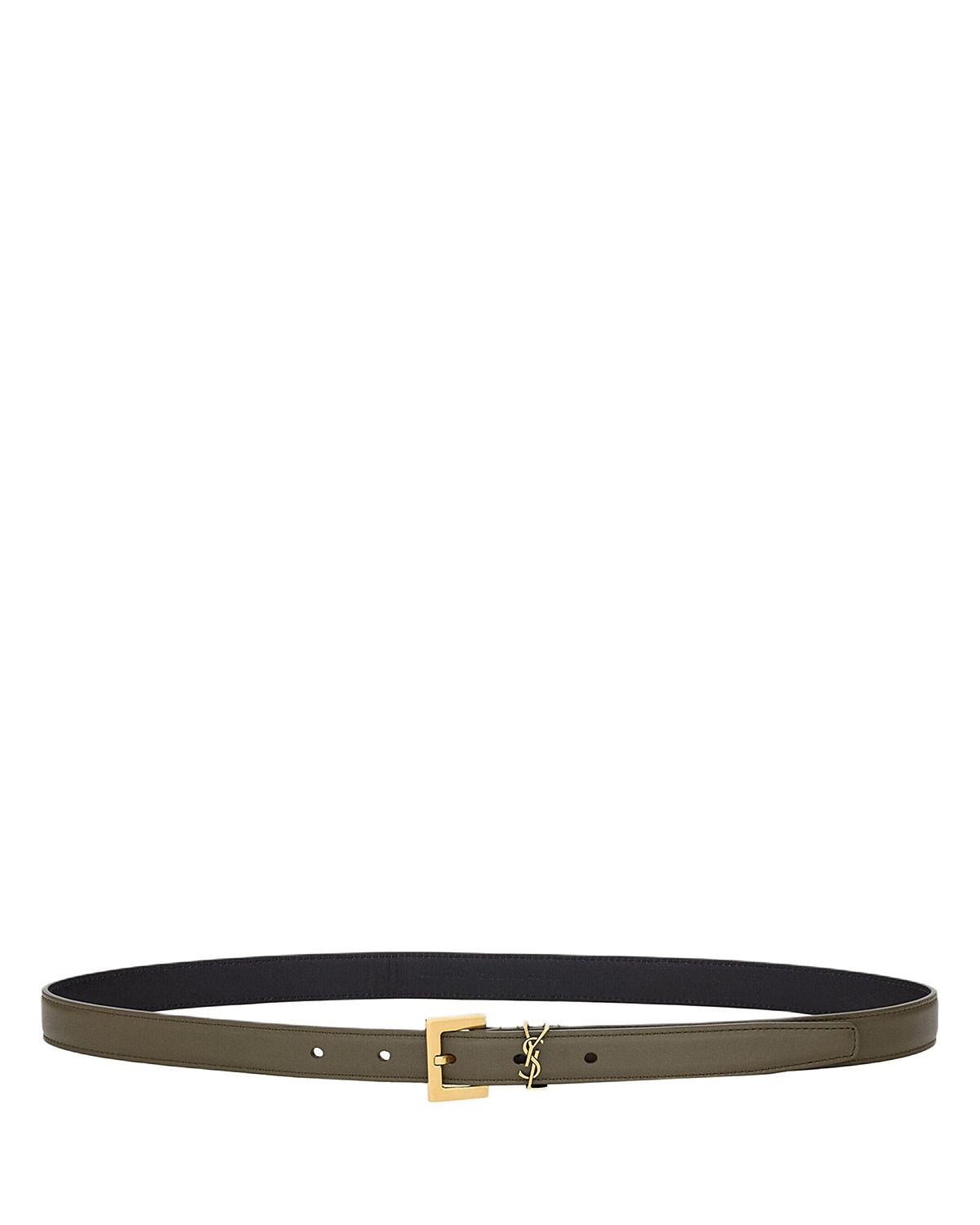 Saint Laurent Cassandre Thin Belt