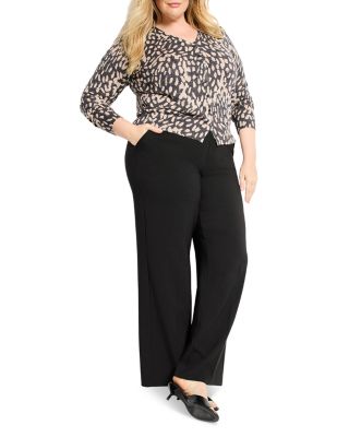 Wild Dot Buttoned Up Pullover Sweater