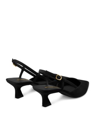 Women's Vinnie 50 Slingback Suede Pumps