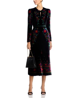 Claudia Velvet Midi Dress