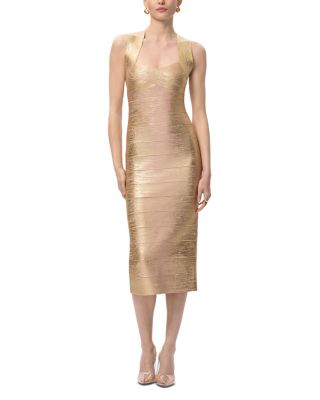 Foil Bodycon Dress