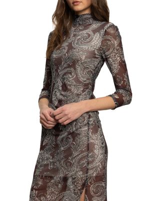 Night Out Mock Neck Dress