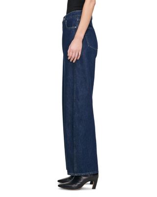 Taylor Relaxed High Rise Barrel Jeans in Lake House