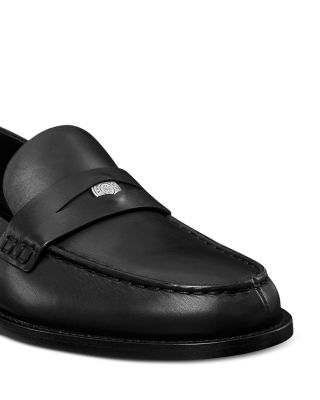 Women's Classic Brown Leather Penny Loafers