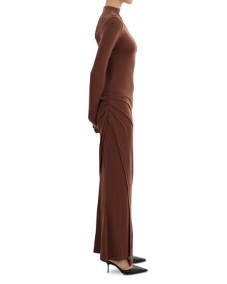 Mock Neck Mermaid Dress